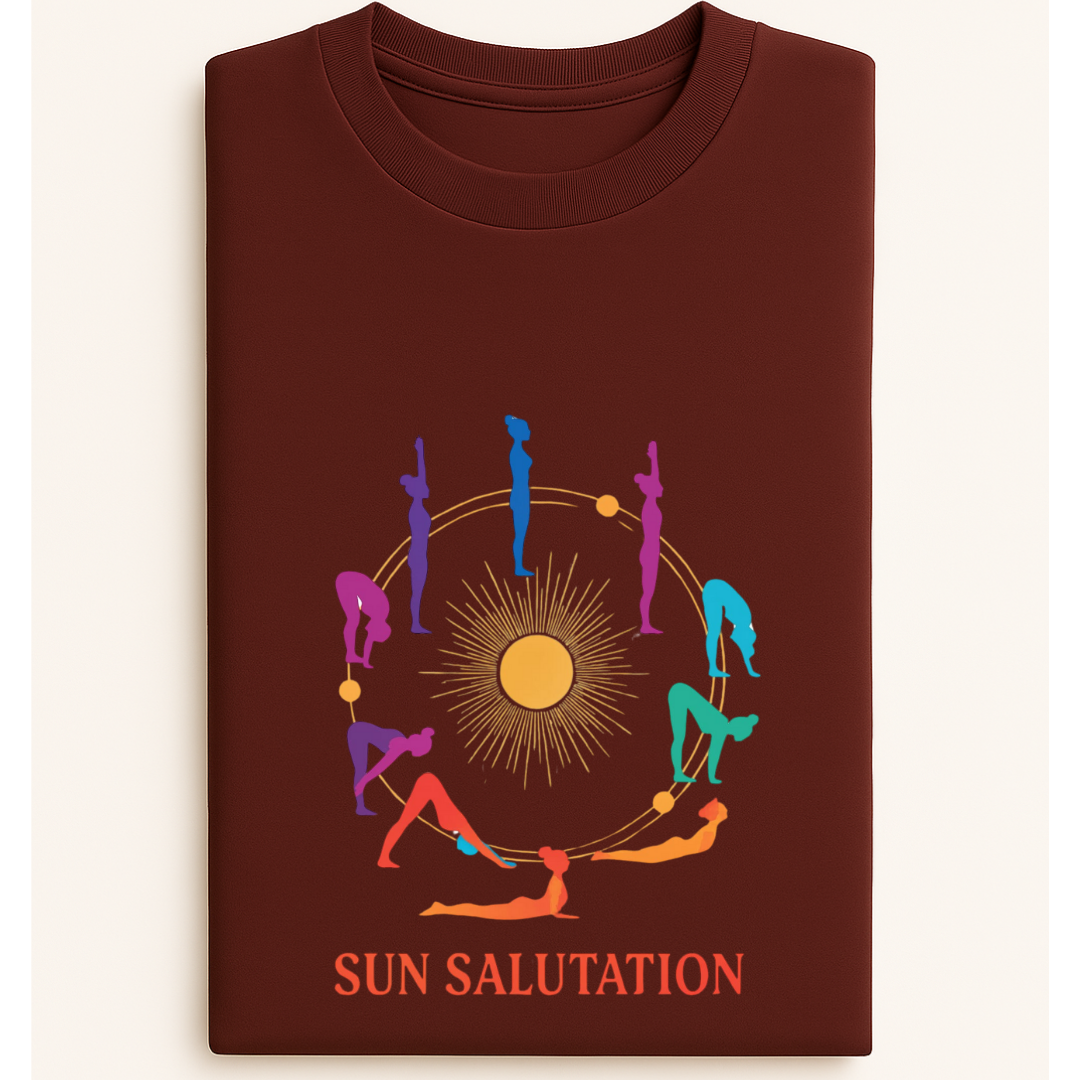 SURYA NAMASKAR Unisex Classic Crew T-Shirt