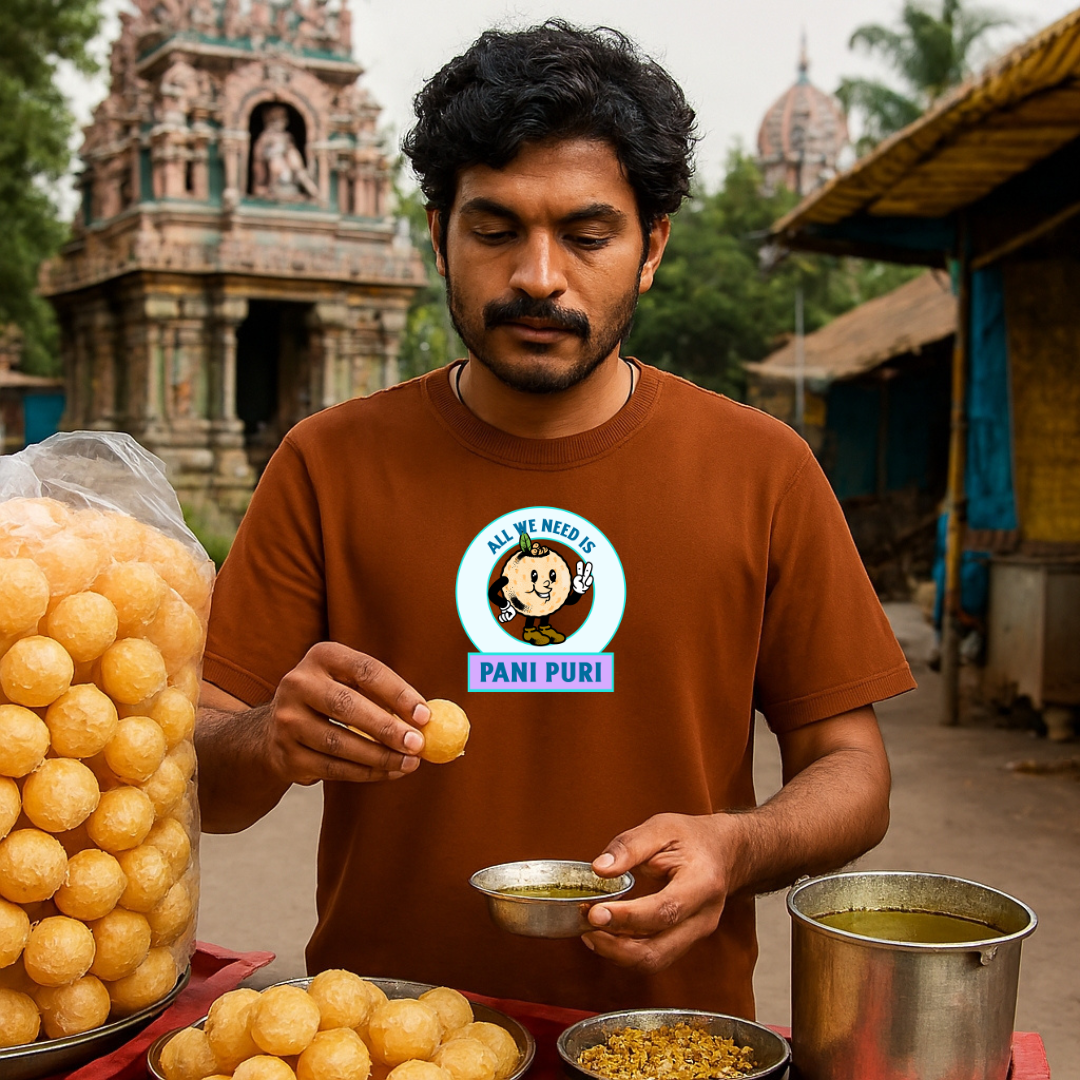 PANIPURI Unisex Classic Crew T-Shirt