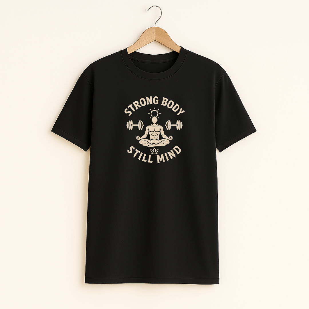 STRONG BODY STILL MIND Unisex Classic Crew T-Shirt