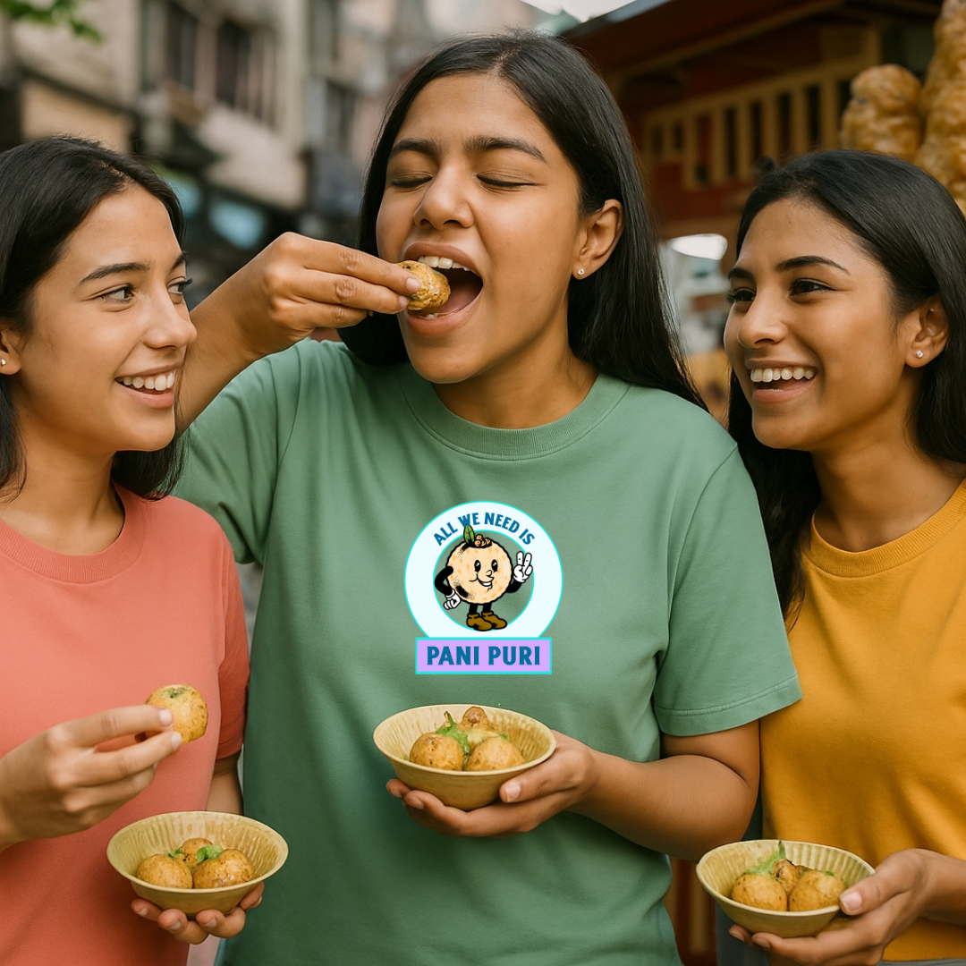 PANIPURI Unisex Classic Crew T-Shirt