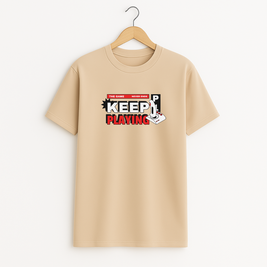 KEEP PLAYING Unisex Classic Crew T-Shirt