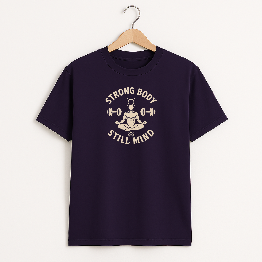 STRONG BODY STILL MIND Unisex Classic Crew T-Shirt