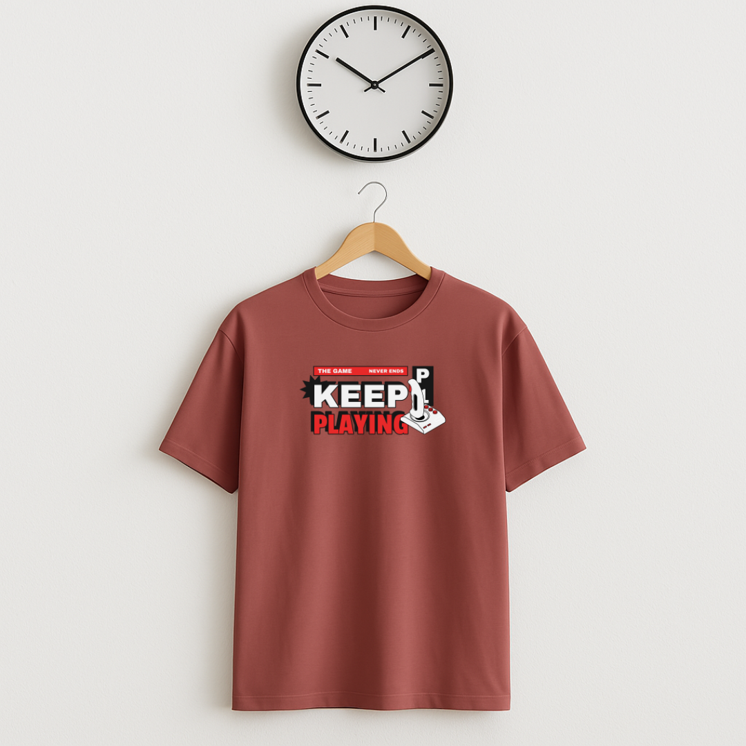 KEEP PLAYING Unisex Classic Crew T-Shirt