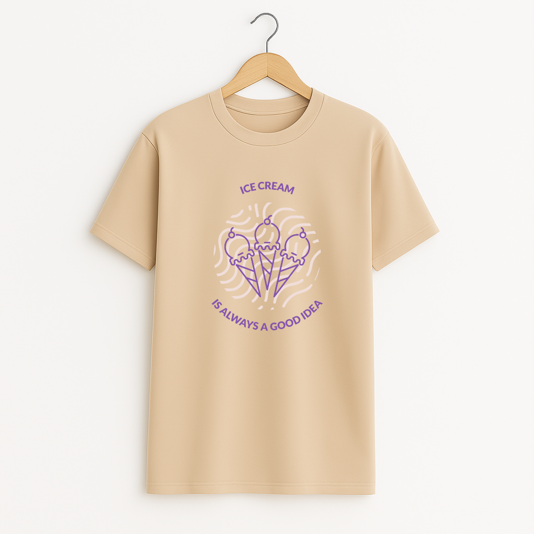 ICE CREAM Unisex Classic Crew T-Shirt