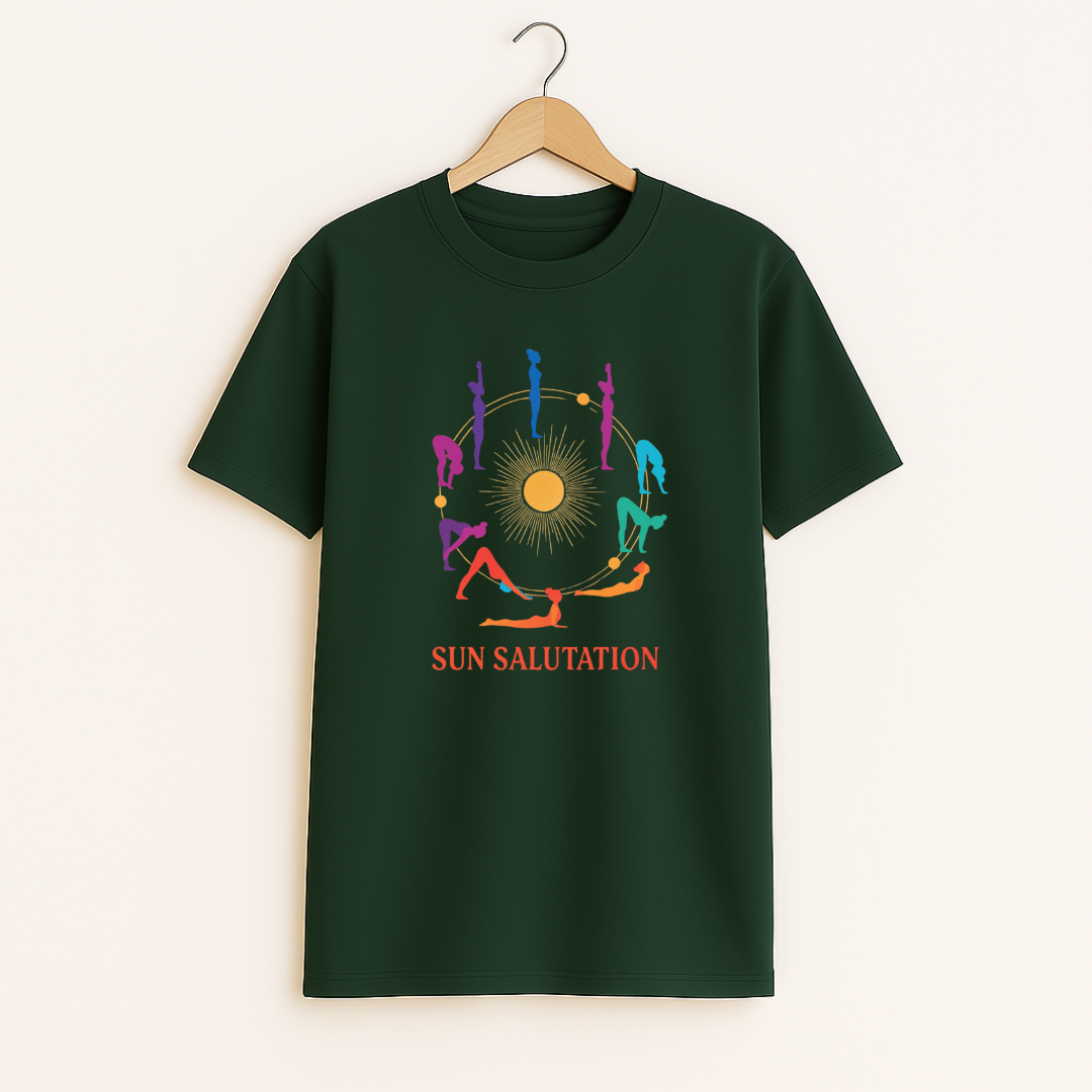 SURYA NAMASKAR Unisex Classic Crew T-Shirt
