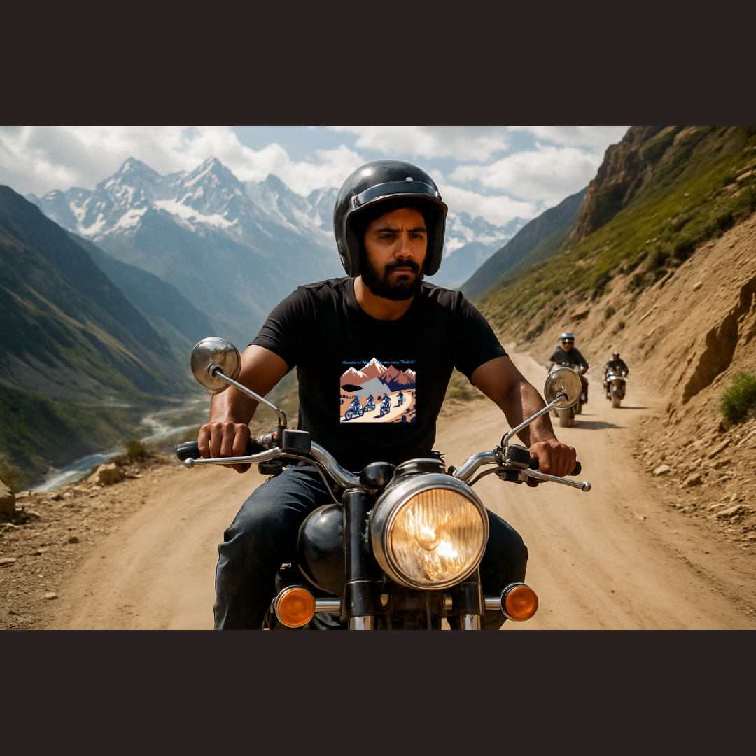 Adventure On Wheels Unisex Classic Crew T-Shirt