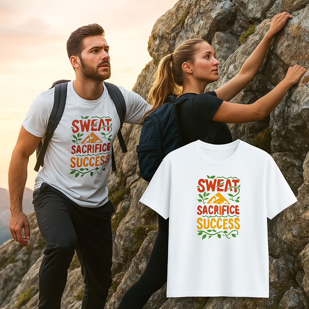 Sweat sacrifice success Unisex Classic Crew T-Shirt