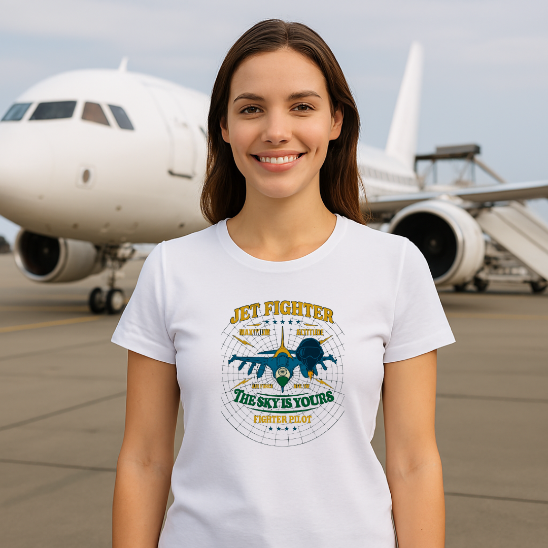 Jet Fighter Unisex Classic Crew T-Shirt