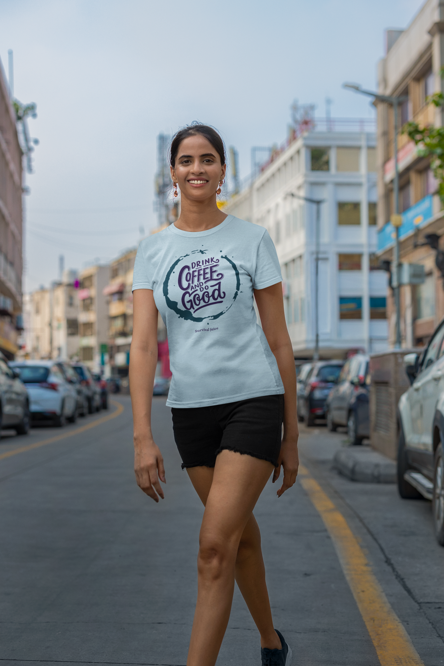 DRINK COFFEE & DO GOOD Unisex Classic Crew T-Shirt