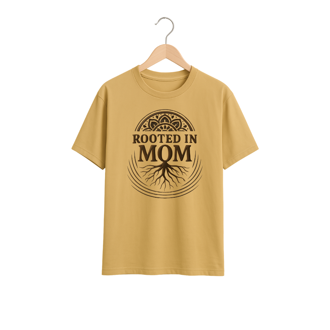 ROOTED IN MOM Unisex Classic Crew T-Shirt