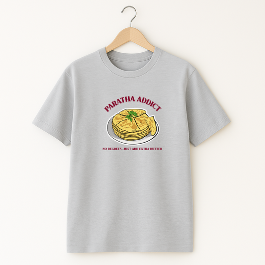 PARATHA ADDICT Unisex Classic Crew T-Shirt