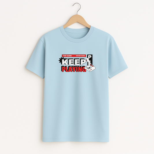 KEEP PLAYING Unisex Classic Crew T-Shirt