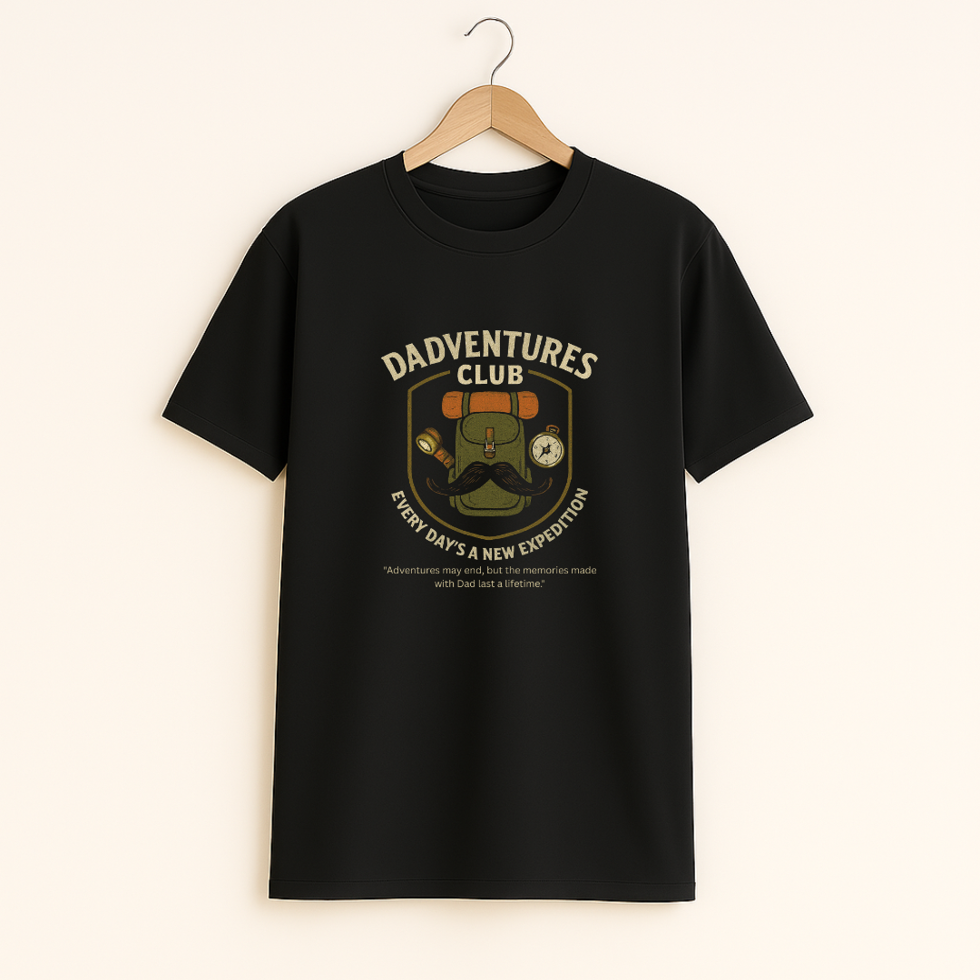 DADVENTURES CLUB Unisex Classic Crew T-Shirt