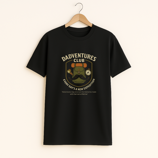 DADVENTURES CLUB Unisex Classic Crew T-Shirt