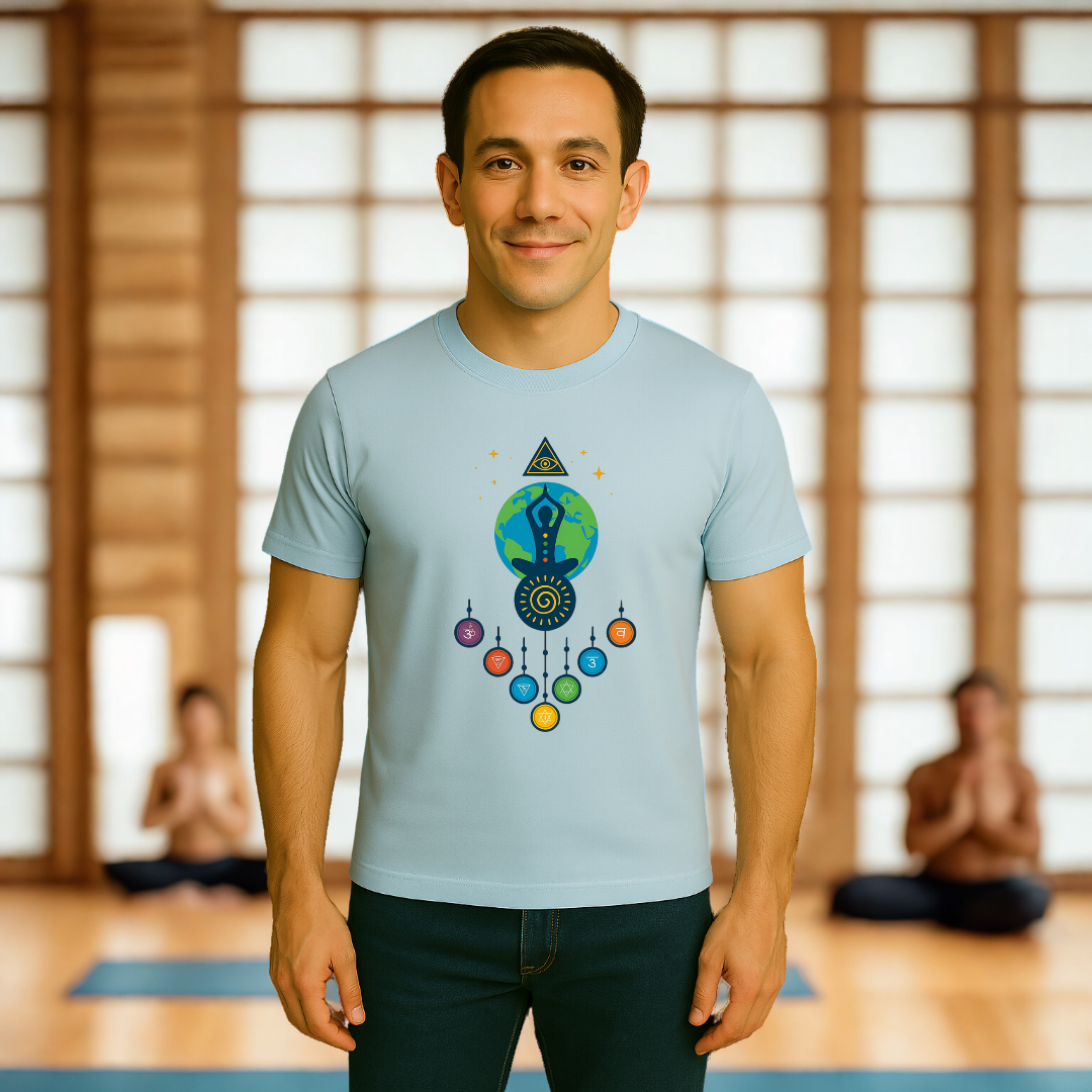 YOGA CHAKRA Unisex Classic Crew T-Shirt