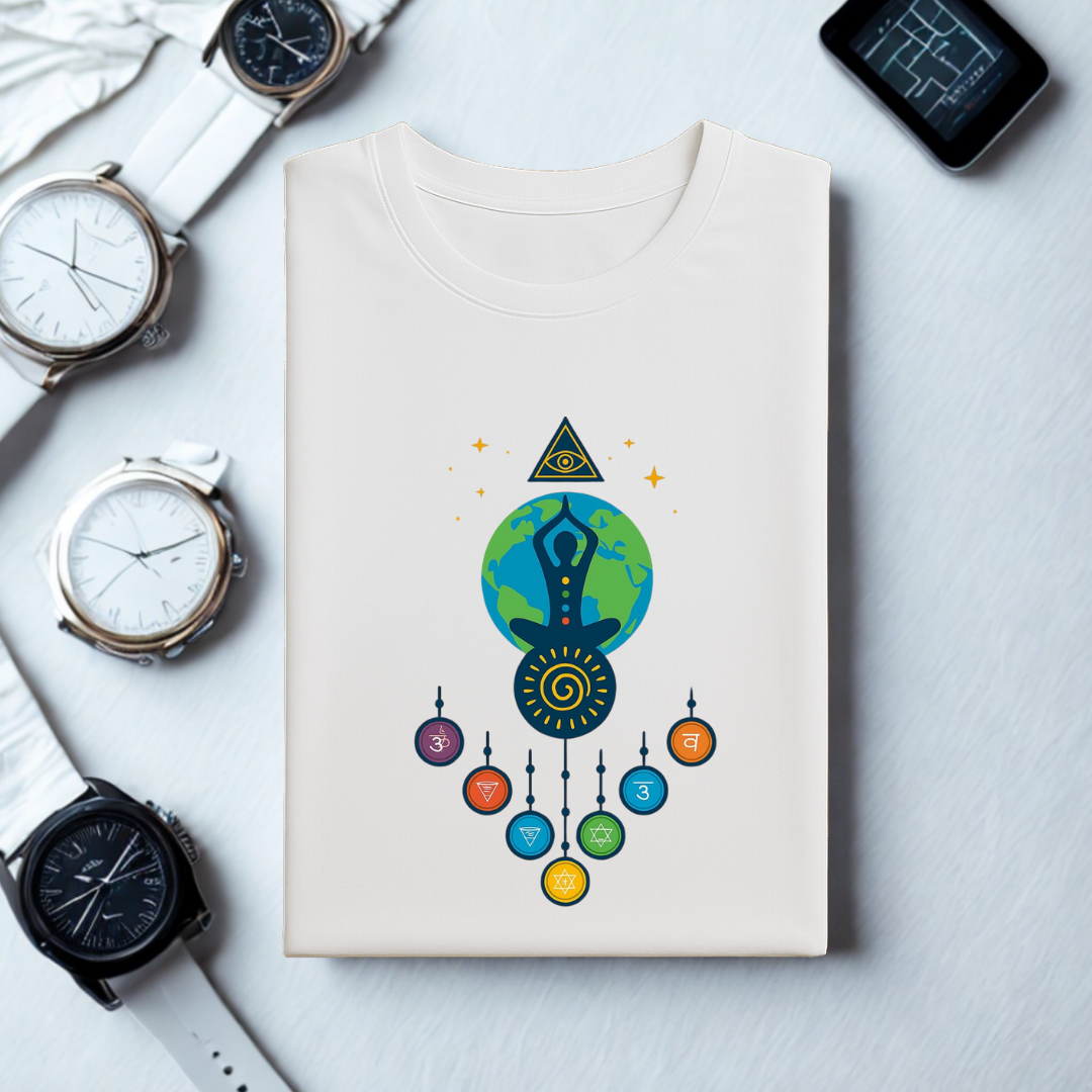 YOGA CHAKRA Unisex Classic Crew T-Shirt