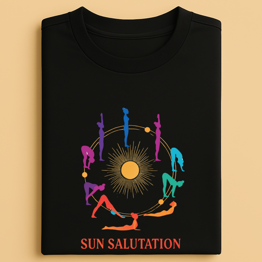 SURYA NAMASKAR Unisex Classic Crew T-Shirt