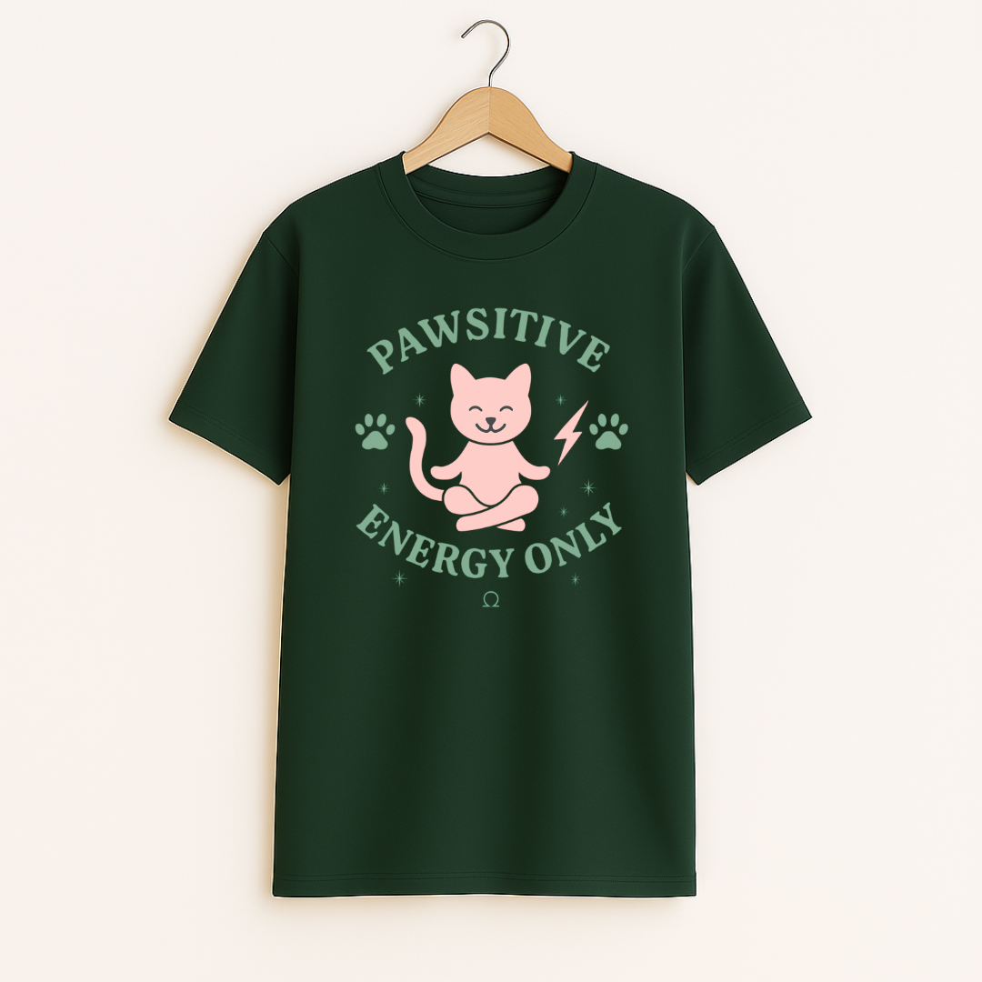 PAWSITIVE ENERGY Unisex Classic Crew T-Shirt