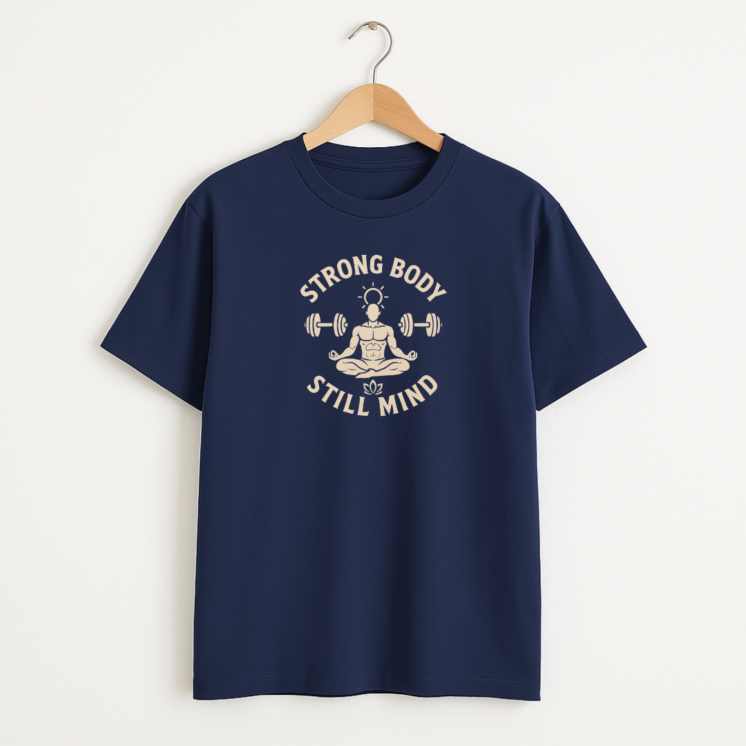 STRONG BODY STILL MIND Unisex Classic Crew T-Shirt