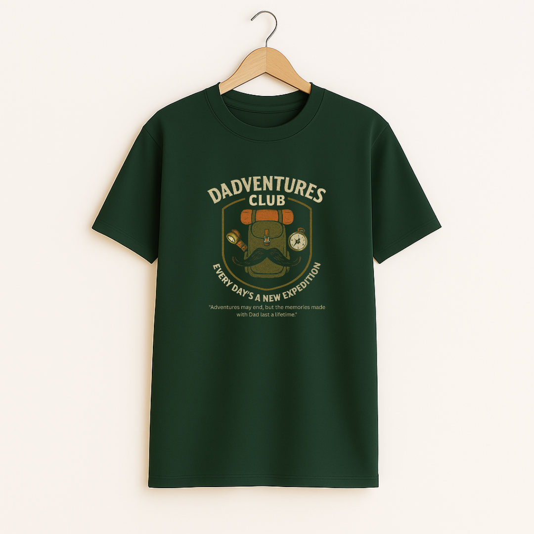 DADVENTURES CLUB Unisex Classic Crew T-Shirt