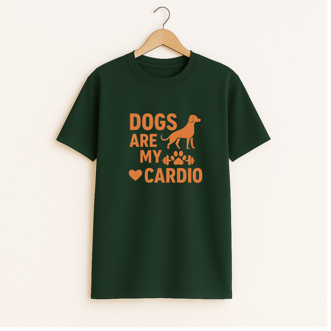 Dogs Are My Cardio Unisex Classic Crew T-Shirt