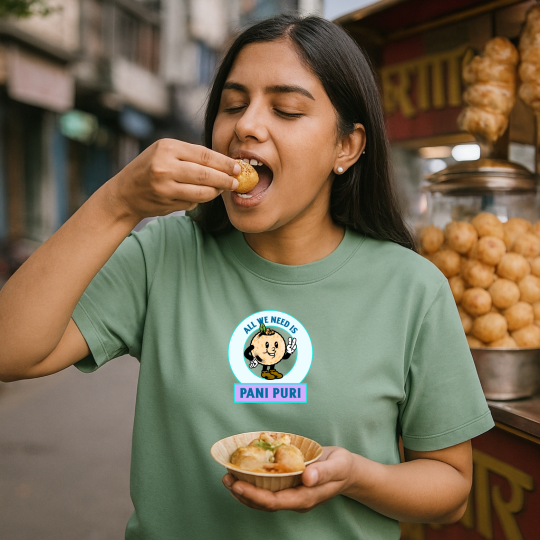PANIPURI Unisex Classic Crew T-Shirt