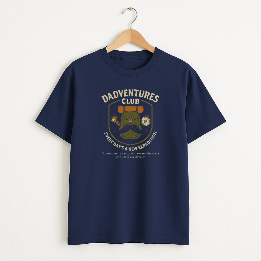 DADVENTURES CLUB Unisex Classic Crew T-Shirt