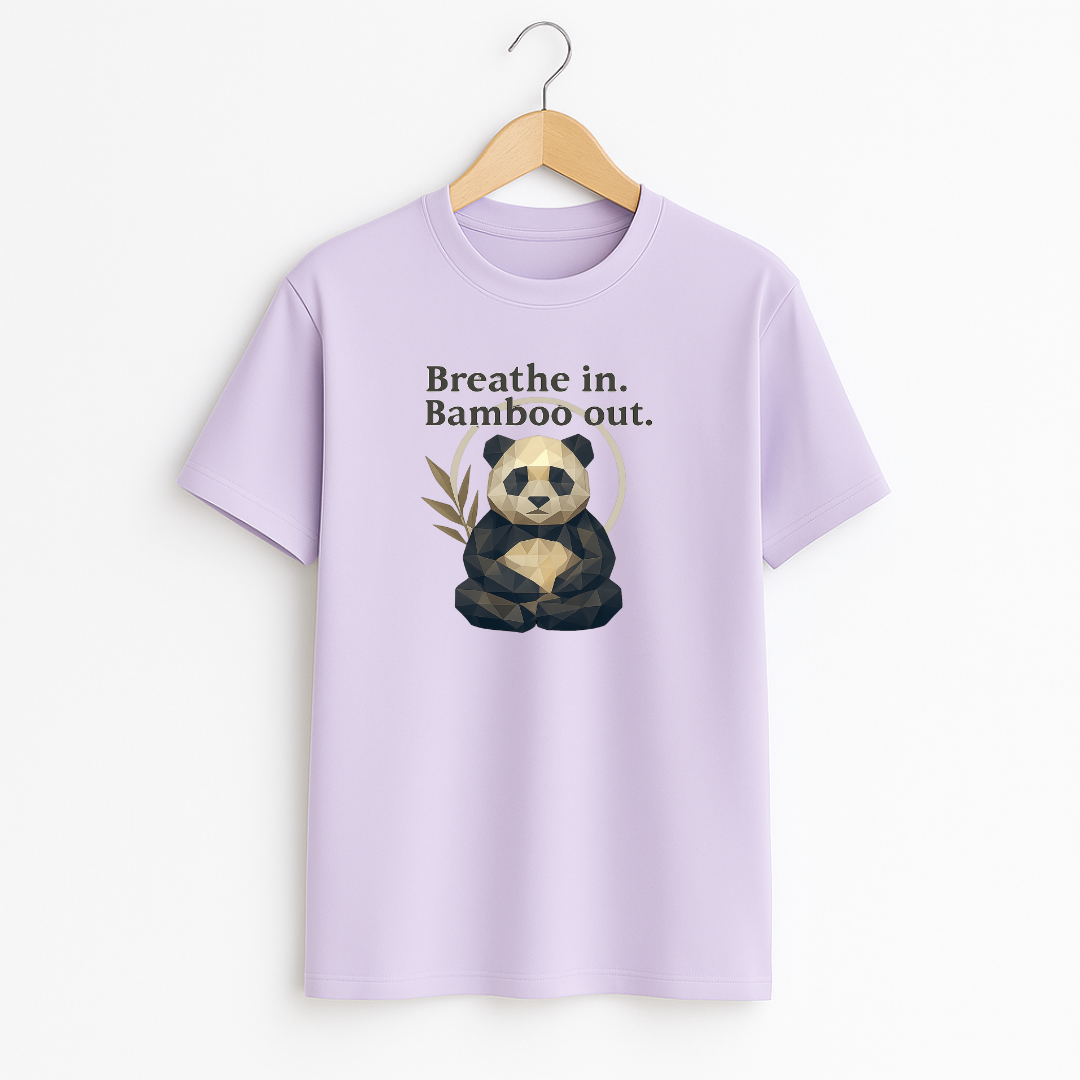 Breathe in Bamboo out Unisex Classic Crew T-Shirt