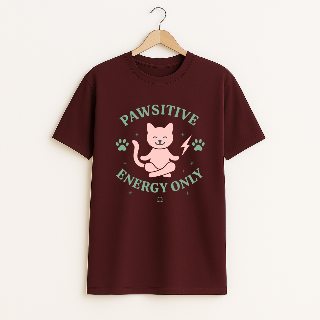 PAWSITIVE ENERGY Unisex Classic Crew T-Shirt