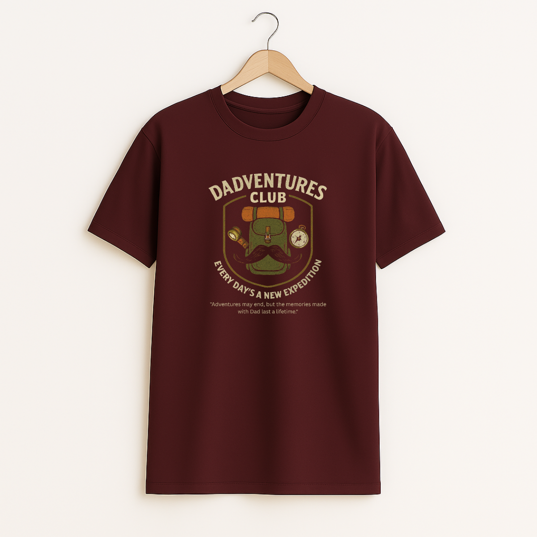 DADVENTURES CLUB Unisex Classic Crew T-Shirt
