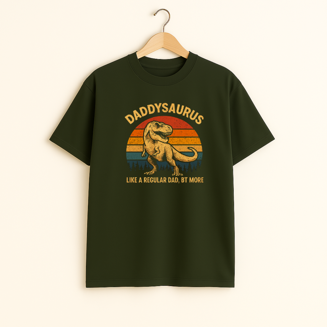 DADDYSAURUS Unisex Classic Crew T-Shirt