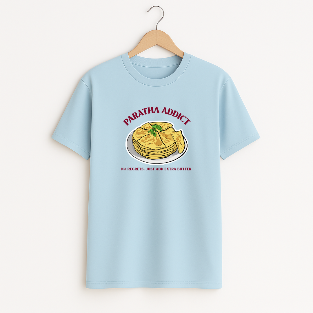 PARATHA ADDICT Unisex Classic Crew T-Shirt
