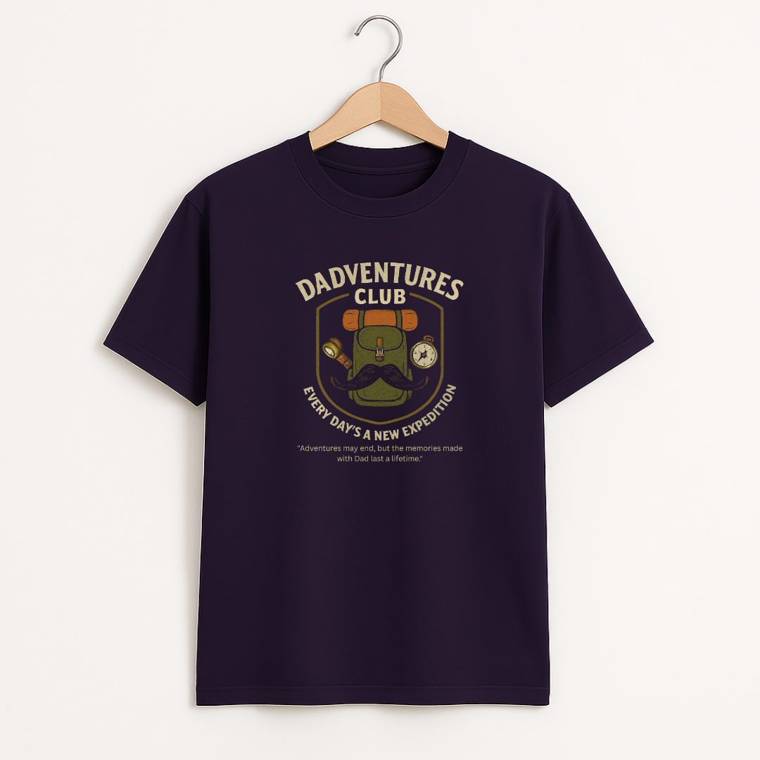 DADVENTURES CLUB Unisex Classic Crew T-Shirt