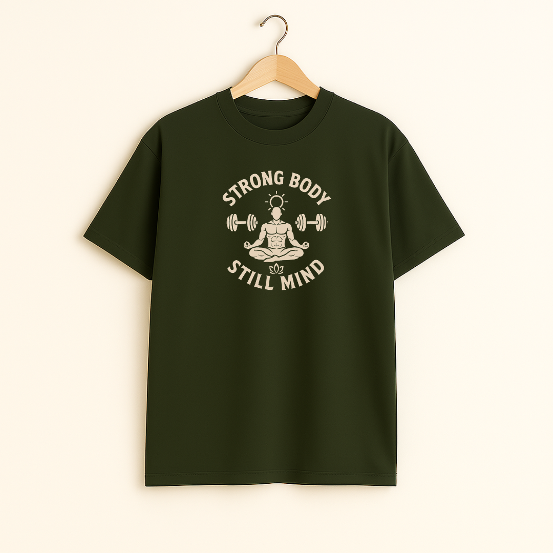 STRONG BODY STILL MIND Unisex Classic Crew T-Shirt