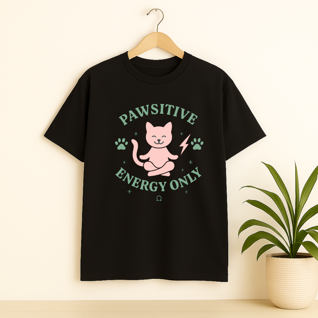 PAWSITIVE ENERGY Unisex Classic Crew T-Shirt