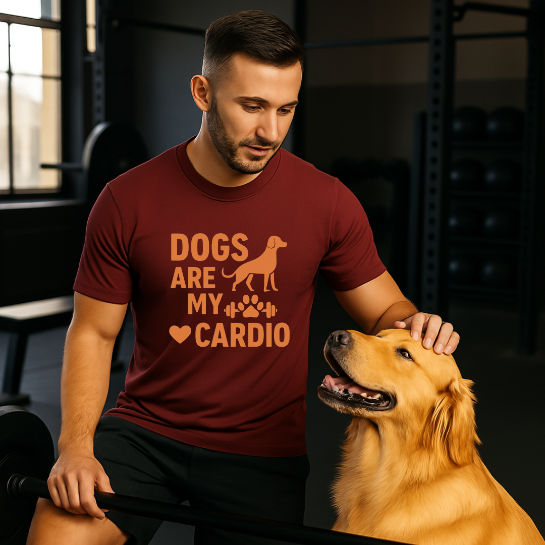 Dogs Are My Cardio Unisex Classic Crew T-Shirt