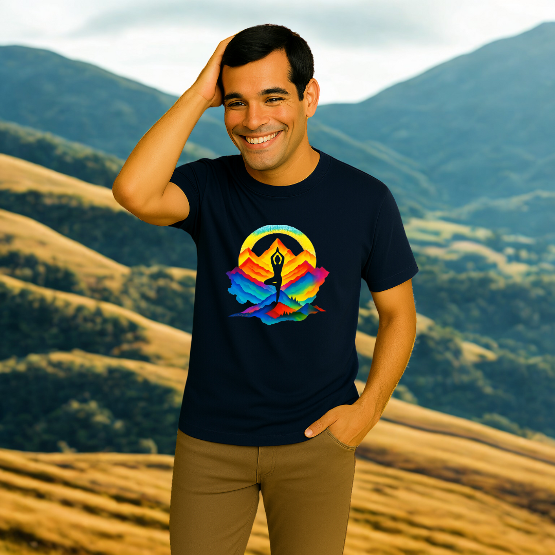 YOGA MOUNTAIN Unisex Classic Crew T-Shirt