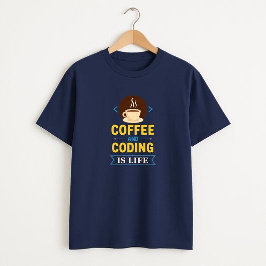 COFFEE & CODING Unisex Classic Crew T-Shirt