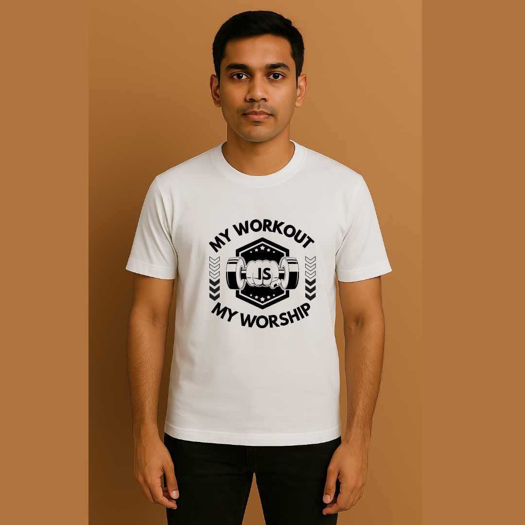 MY WORKOUT IS MY WORSHIP Unisex Classic Crew T-Shirt