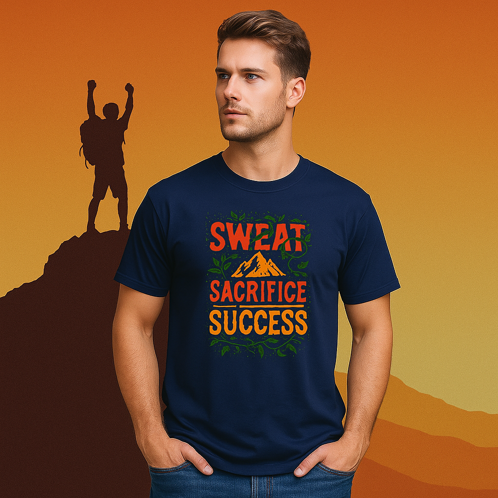 Sweat sacrifice success Unisex Classic Crew T-Shirt
