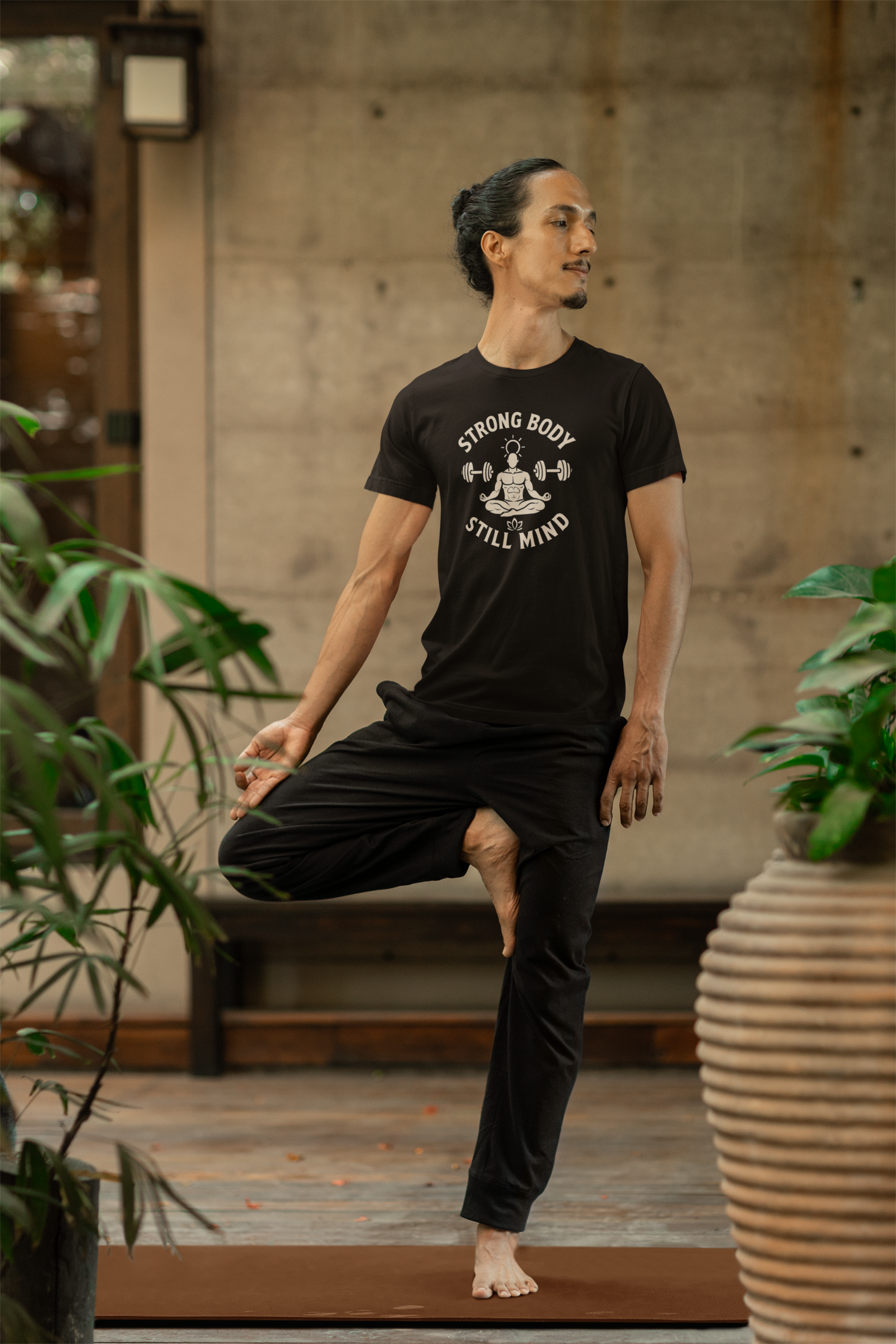 STRONG BODY STILL MIND Unisex Classic Crew T-Shirt