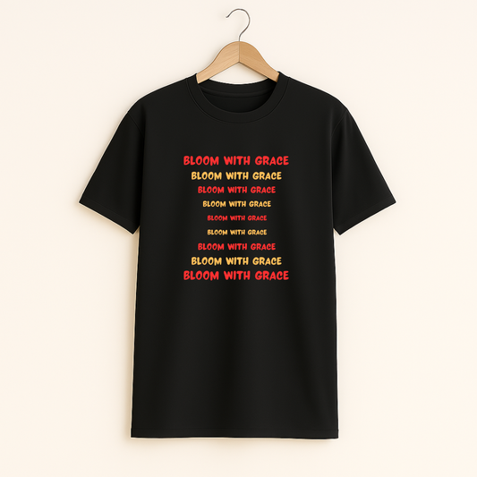 Bloom with grace Unisex Classic Crew T-Shirt