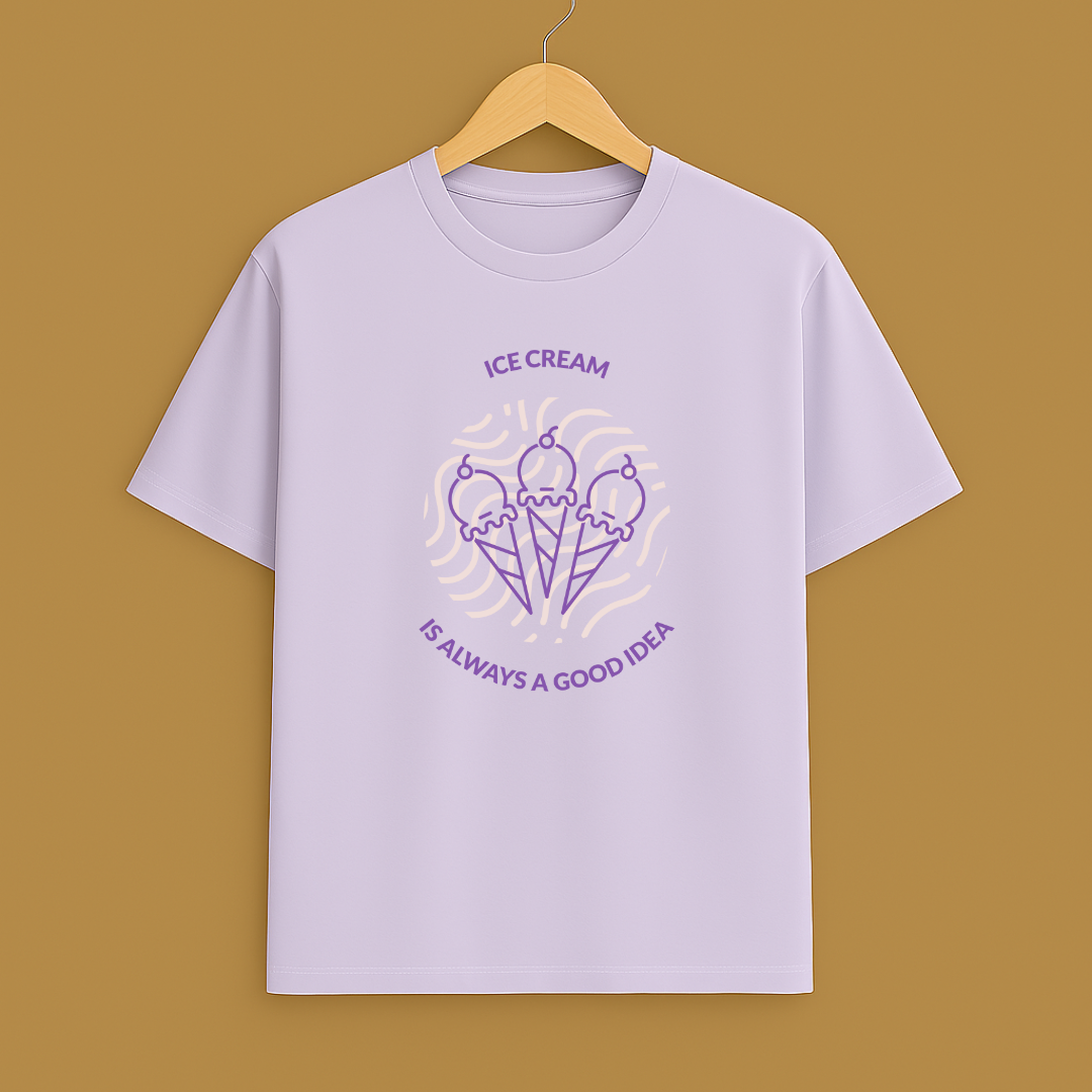 ICE CREAM Unisex Classic Crew T-Shirt