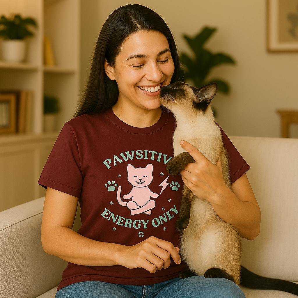 PAWSITIVE ENERGY Unisex Classic Crew T-Shirt