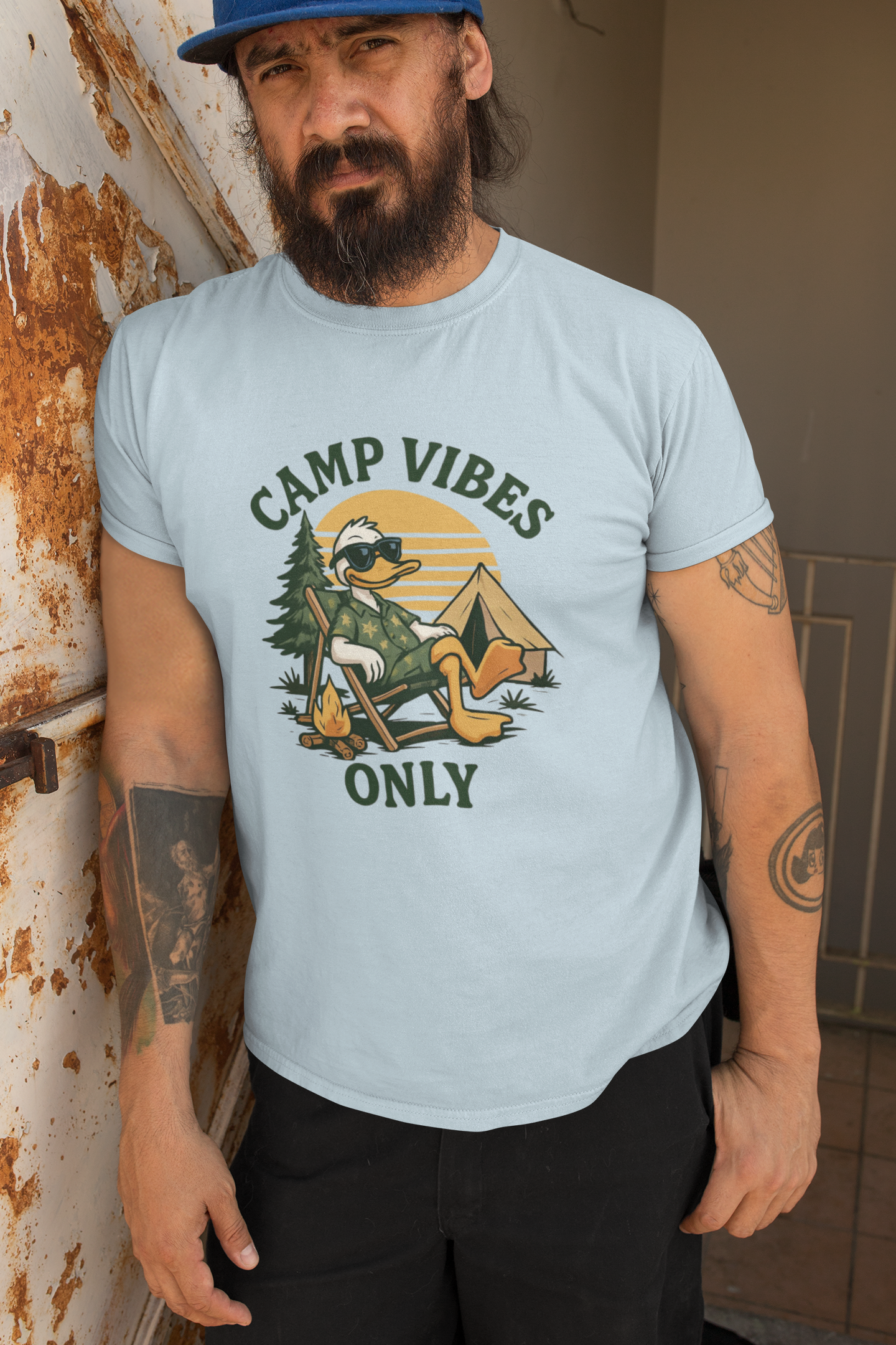 CAMP VIBES ONLY Unisex Classic Crew T-Shirt