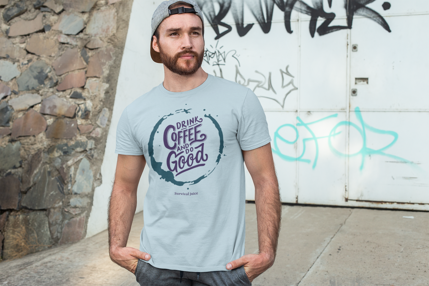DRINK COFFEE & DO GOOD Unisex Classic Crew T-Shirt
