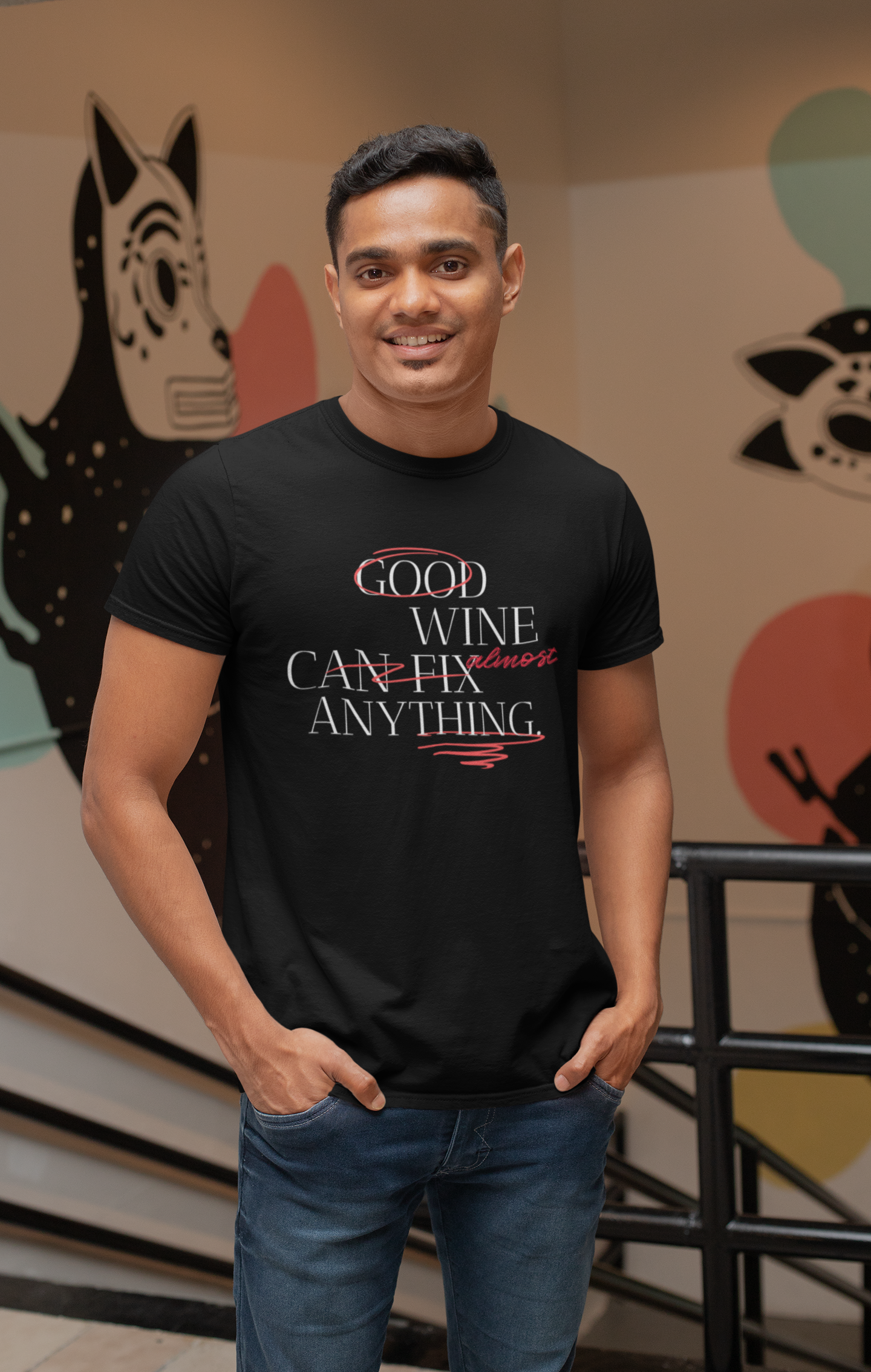 GOOD WINES Unisex Classic Crew T-Shirt